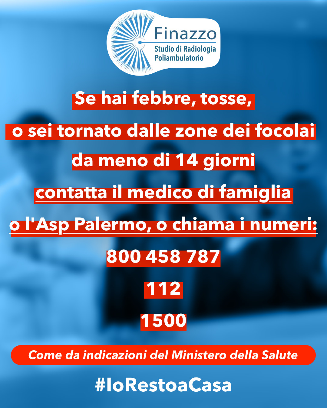 direttive del Ministero della salute per la prevenzione del Coronavirus - Covid-19