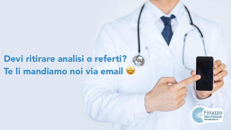 Esami o referti possono essere scaricati via email